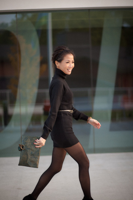 pink prada - Happy Friday :: Prada sweater dress \u0026amp; Homemade clutch : Wendy\u0026#39;s ...