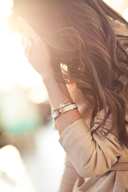 hermes bracelet white and rose gold