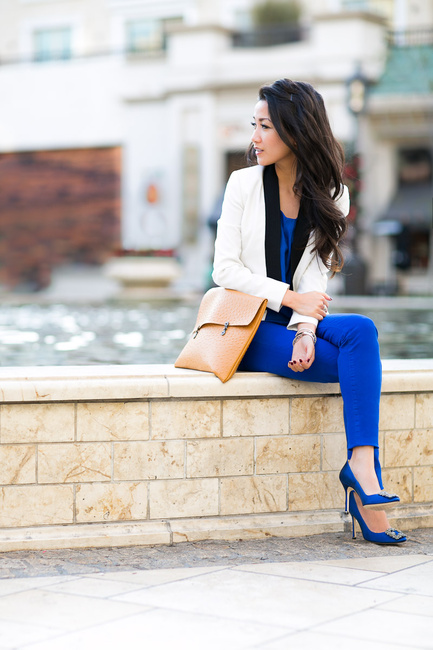 Blue Paradise :: Tailored blazer \u0026amp; Satin jewels : Wendy\u0026#39;s Lookbook  