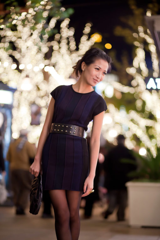 Holiday Lights Sweater dress & Swing coat Wendy's Lookbook