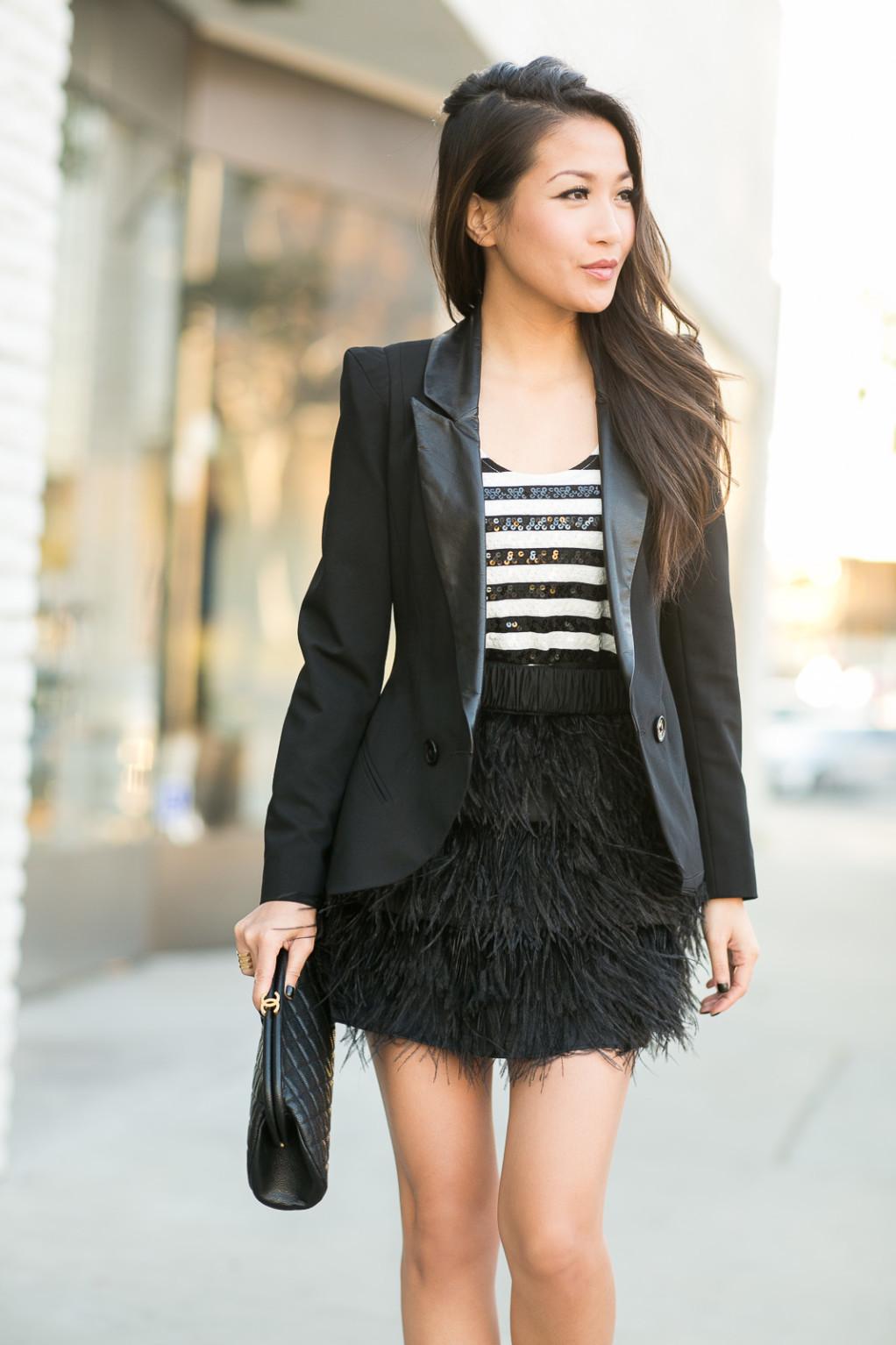 Feather Weather :: Lace tiered top & Delicate skirt - Wendy's Lookbook