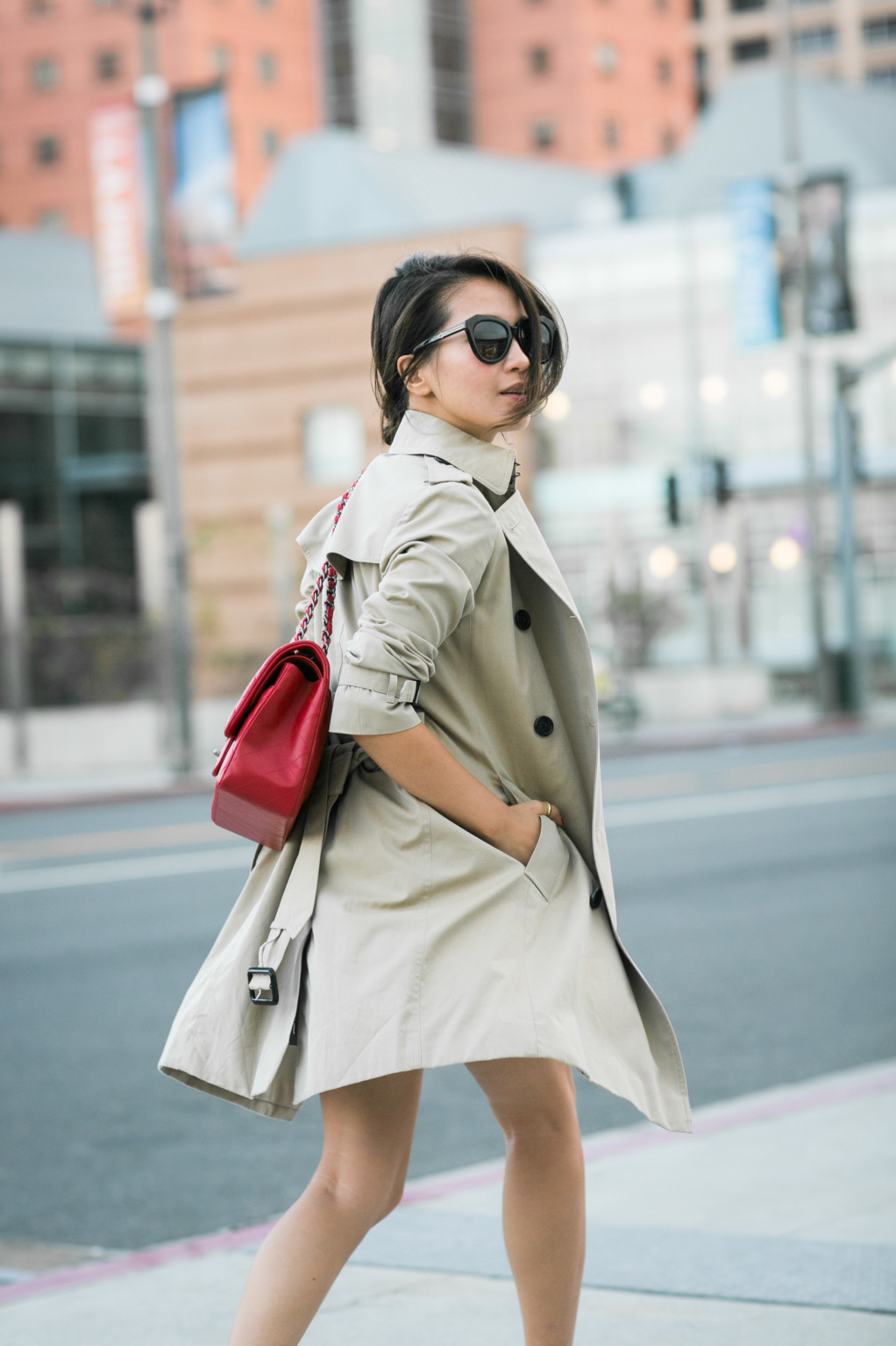 Simple Autumn :: Trench coat & Flute skirt - Wendy's Lookbook