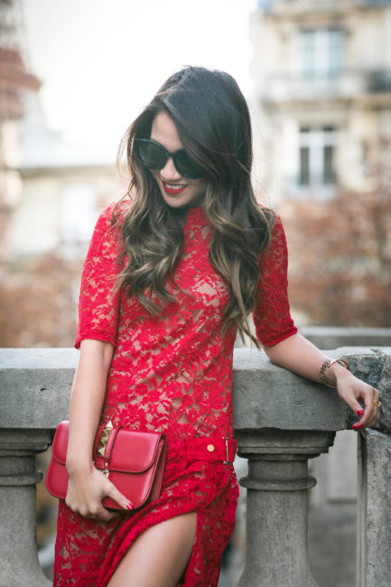 From Paris with Love :: Red lace & Red details - Wendy's LookbookWendy ...