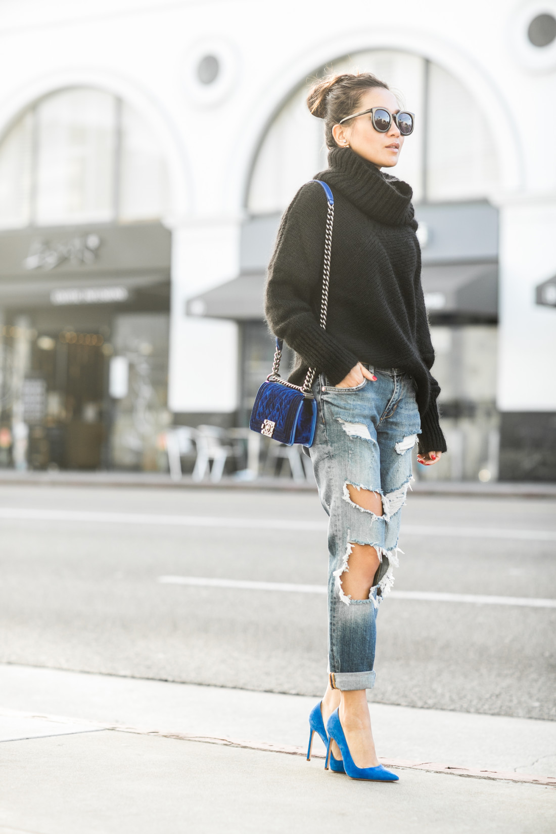 Friday Oversized Sweater Boyfriend Jeans Wendy S Lookbook