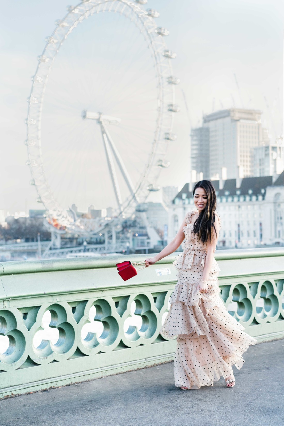 London Love :: Polka Dot Dress & Studded Sandals - Wendy's