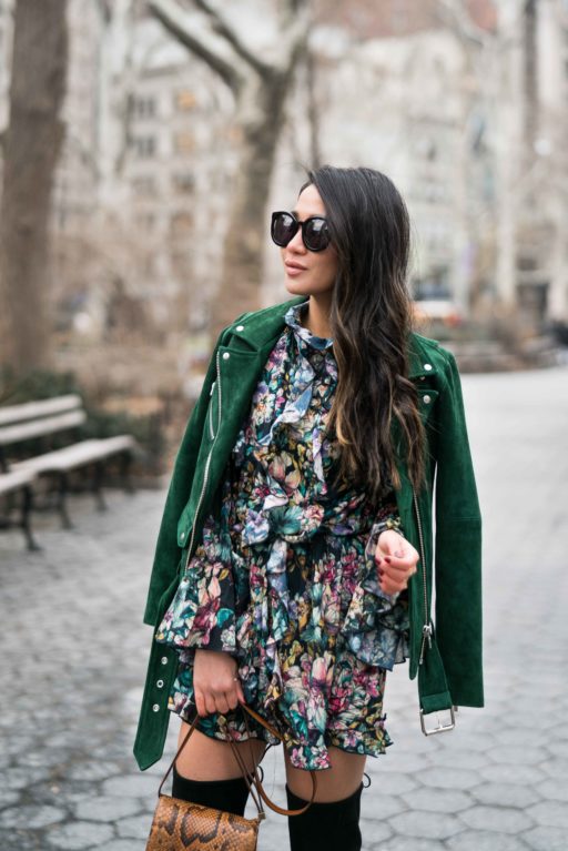 Spring Ready :: Floral dresses & Suede jackets - Wendy's Lookbook
