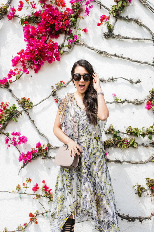 Wonder Woman Florals :: Floral dress & Gladiator Sandals - Wendy's Lookbook