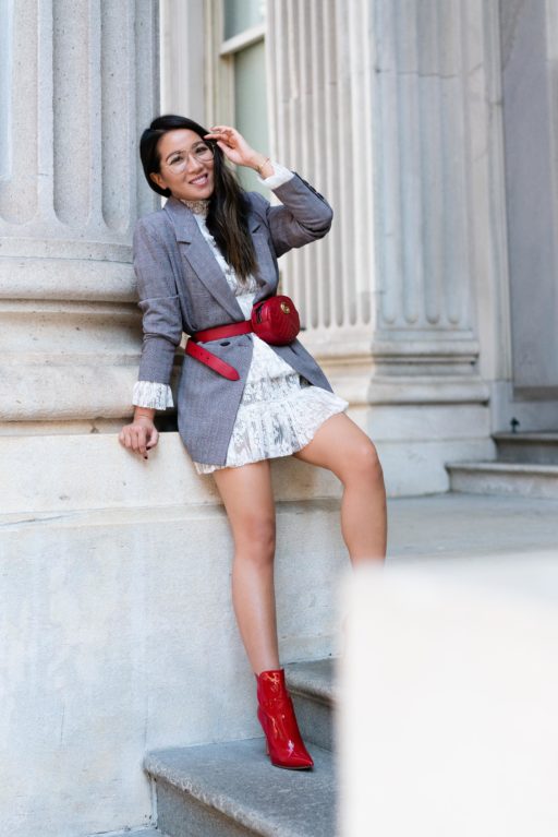 Summer Style Lace dress & Belt bag Wendy's Lookbook