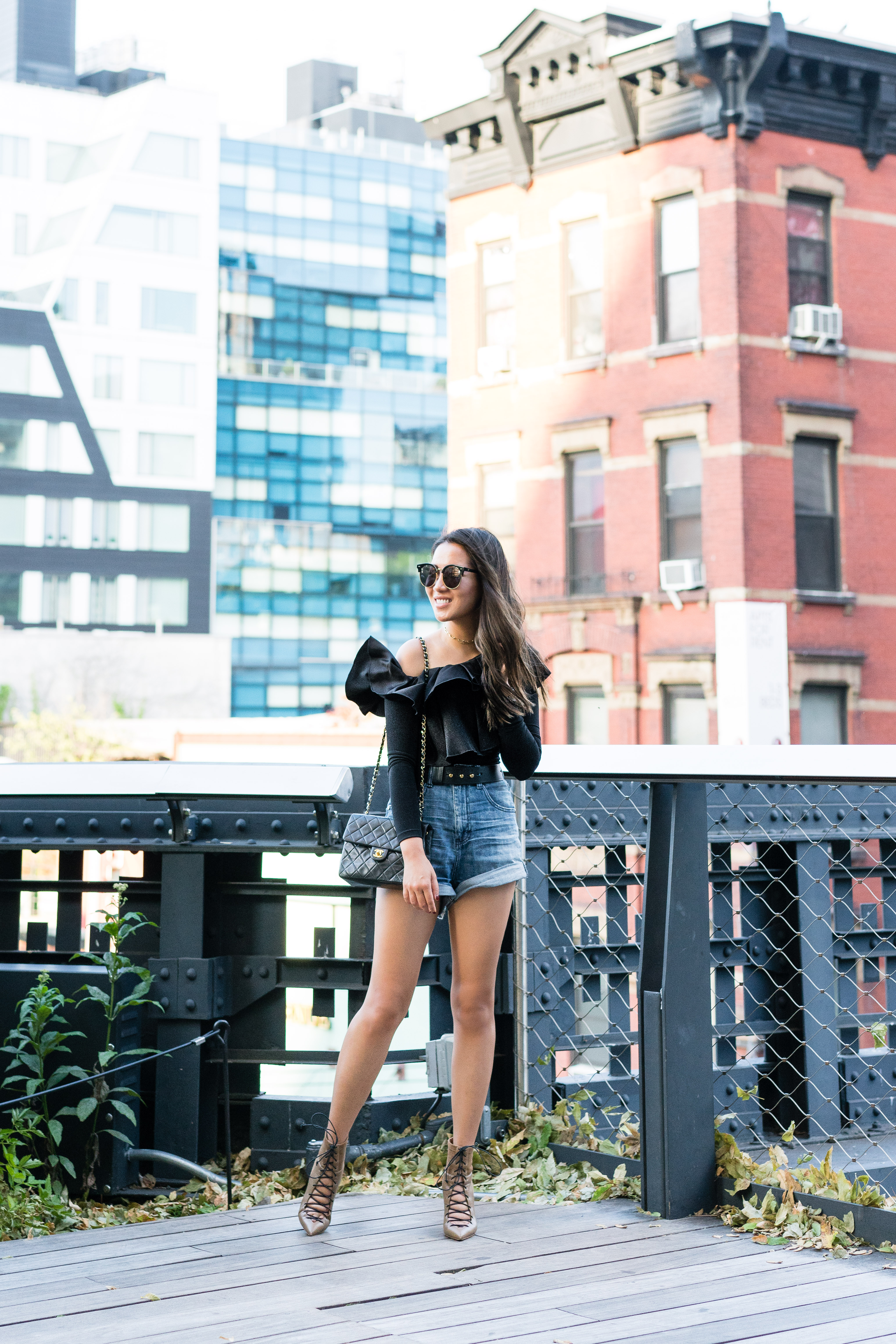 styling denim shorts