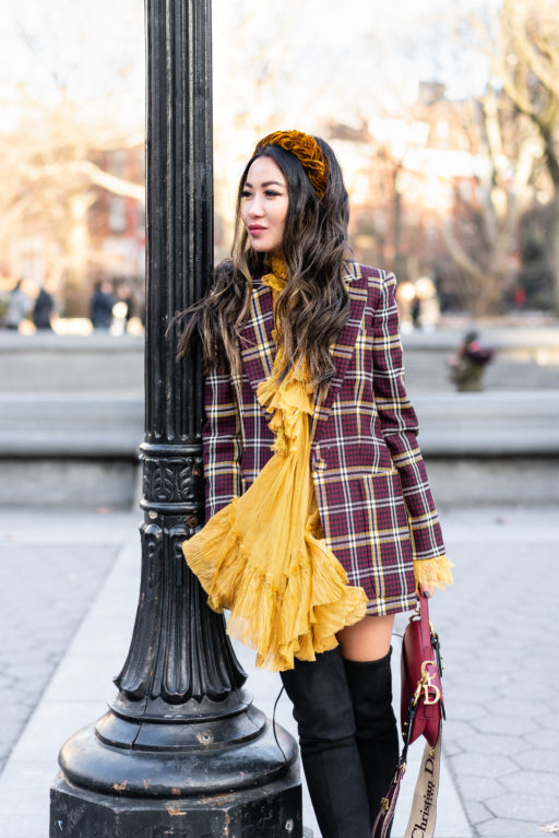 Winter in Ruffles and Plaid - Wendy's Lookbook