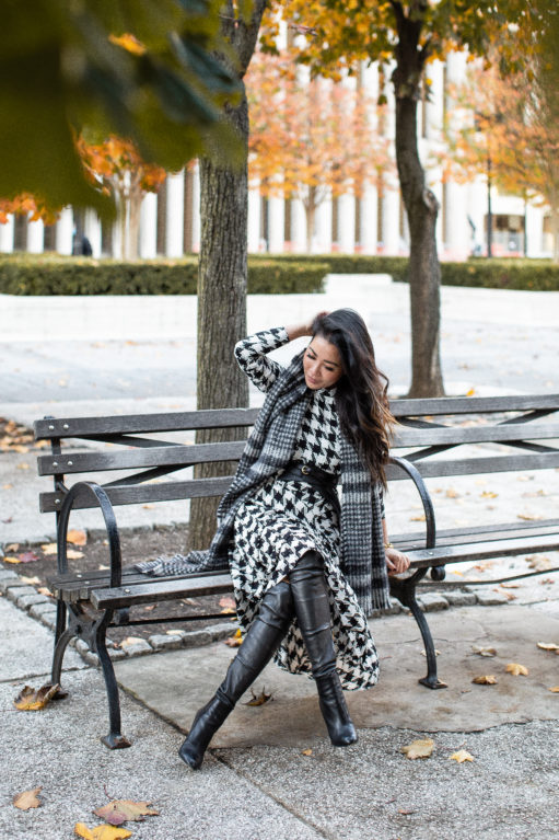 Mixing Prints - Houndstooth for Winter - Wendy's Lookbook
