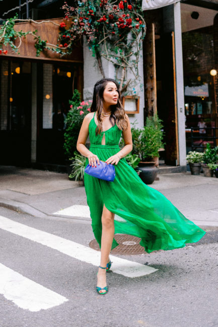 New York Nights – Emerald Summer Dress – Wendy’s Lookbook